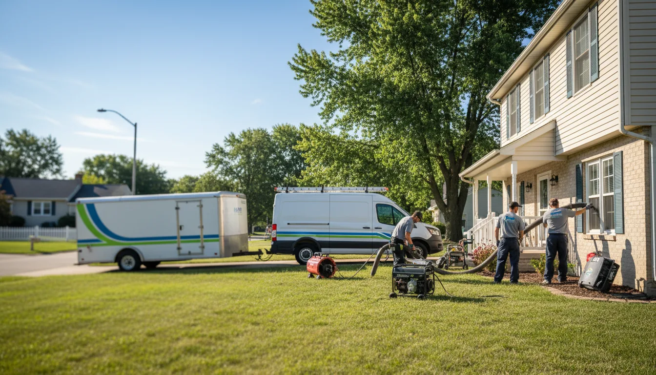 Flooded Basement Restoration And Cleanup With Repair in Somerset Center, MI near me
